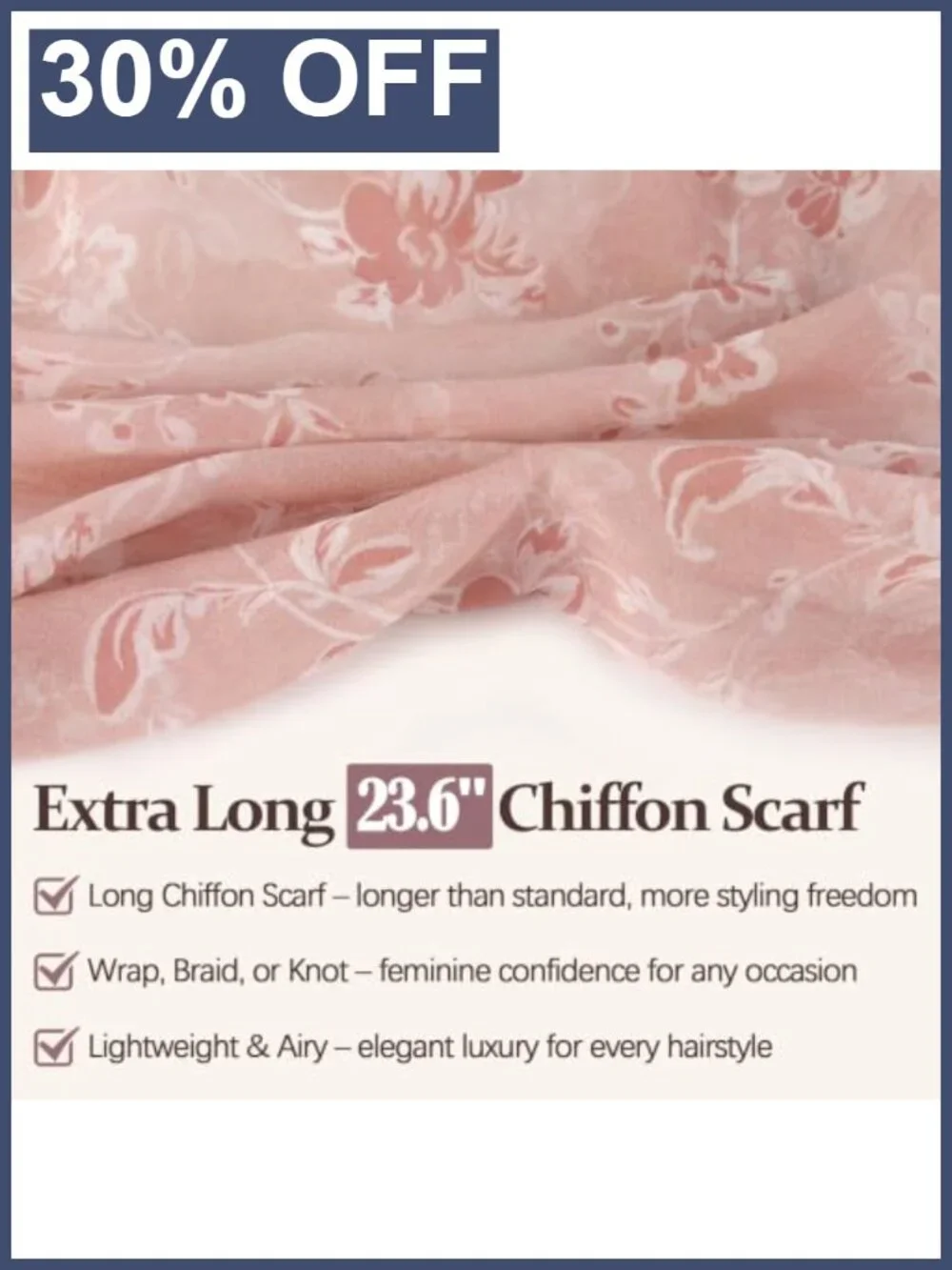Satin Lined Chemo Headwrap for Women Chiffon Skull Cap Turban Wig Alternative